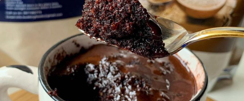 Chocolate mug cake recipe
